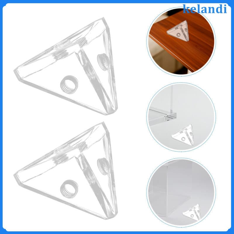 💍 8Pcs Conectores Triangulares Cantoneira Plástica para Armazenamento - Joalheiros