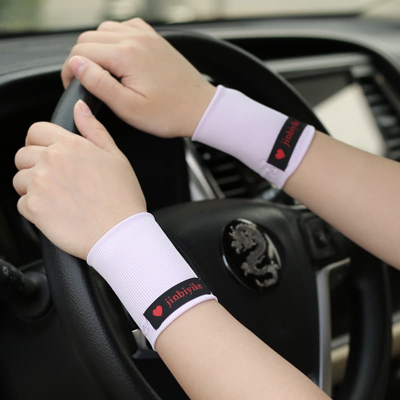 Vendas diretas da fábrica pulseira fina protetor solar de seda gelo manga gelo feminino masculino capa cicatriz moda cur
