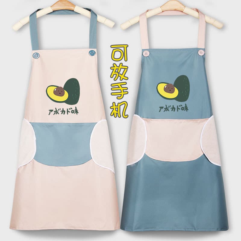 2026 novo estilo avental feminino bonito estilo japonês versão coreana roupas de trabalho cozinha do agregado familiar à