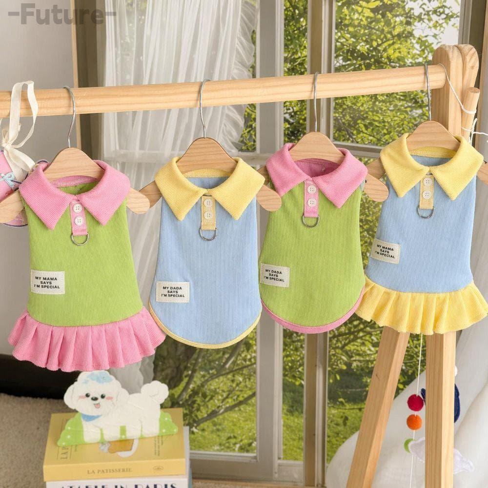 Futuro Vestido Para Cães E Gatos De Estimação , Colete Leve Respirável , Com Anel De Tração , Confortável De Verão