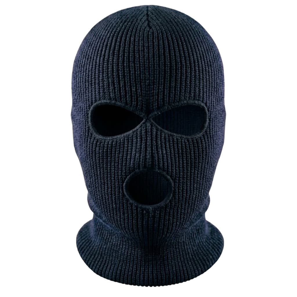 Touca Balaclava Mascara Ninja 3 Furos Respirável De Ciclismo Moto Canelada Proteção Frio e Vento