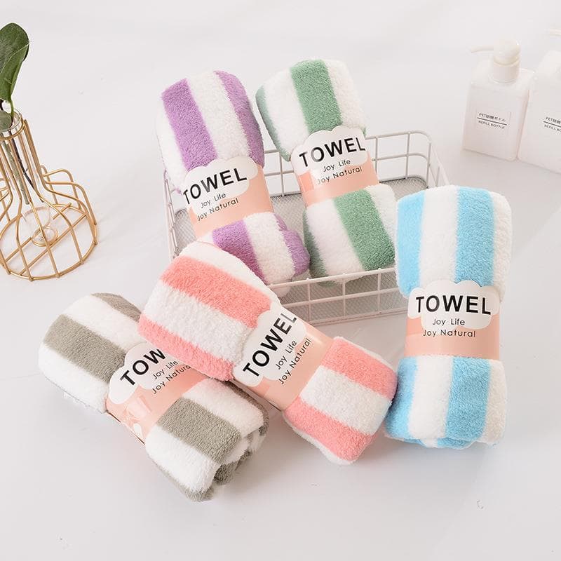 Toalha de lã Coral toalha de rosto doméstica macia e confortável absorve água sem fiapos toalha de rosto catiônica de al