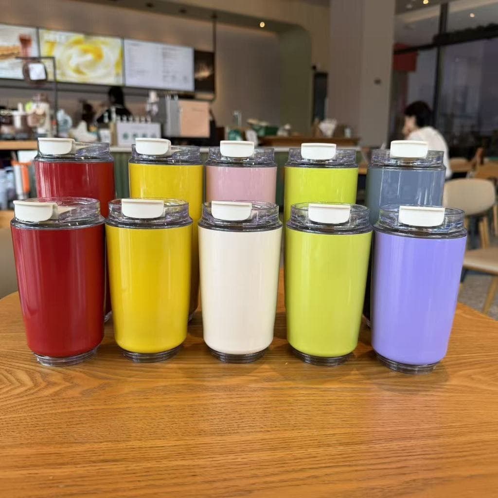 2026 novo estilo 304 copo térmico de aço inoxidável portátil pequeno moda escritório copo de água High-End ao ar livre c