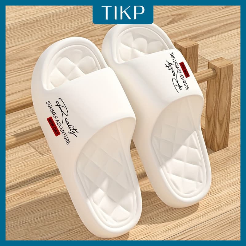 Chinelos Femininos Leves de EVA TIKP - Antiderrapantes para Uso Interno, Confortáveis, Sola Macia, Design Unissex, Palmi