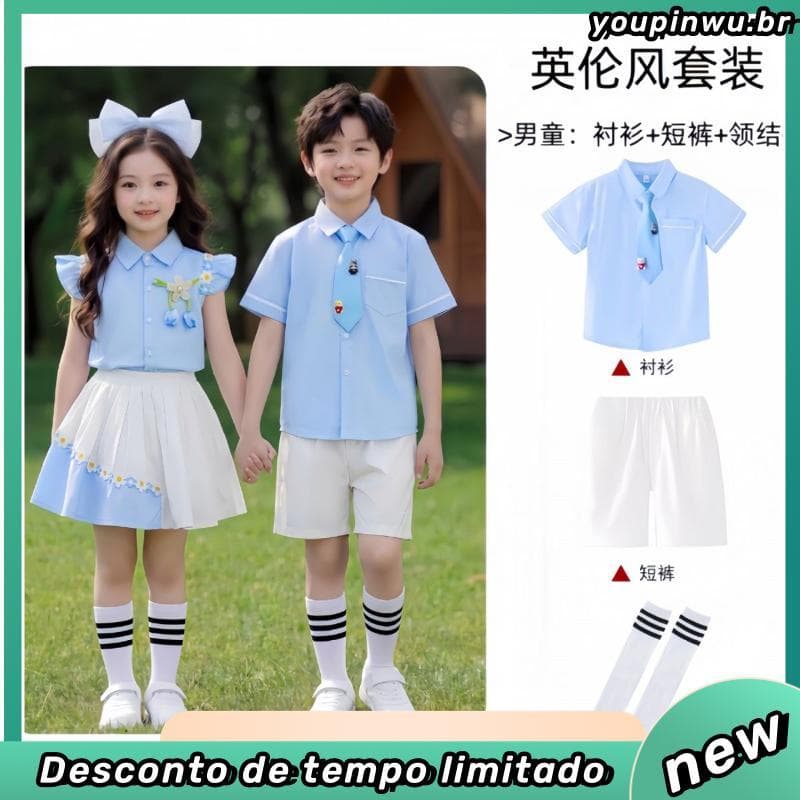 Dia das crianças dia das crianças coro desempenho traje do jardim de infância desempenho traje estudantes da escola prim