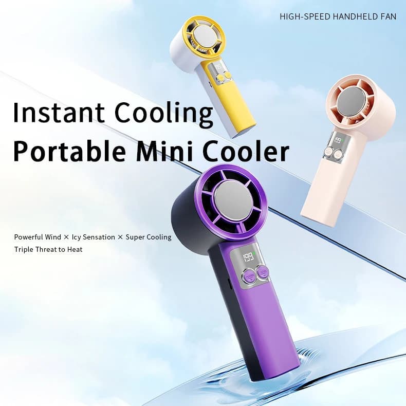 Verão Mini USB Recarregável Turbo Ventilador De Mesa De Refrigeração De Alta Velocidade Plástico Portátil Casa Carro Ao