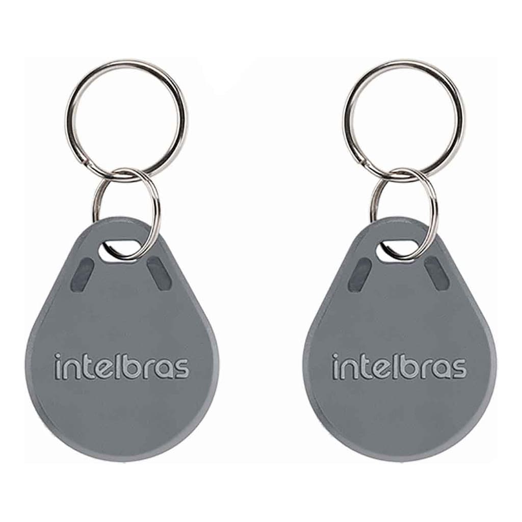 kit 02 Chaveiros de acesso por proximidade RFID TH 1000 MF Tag 13,56 MHz Intelbras