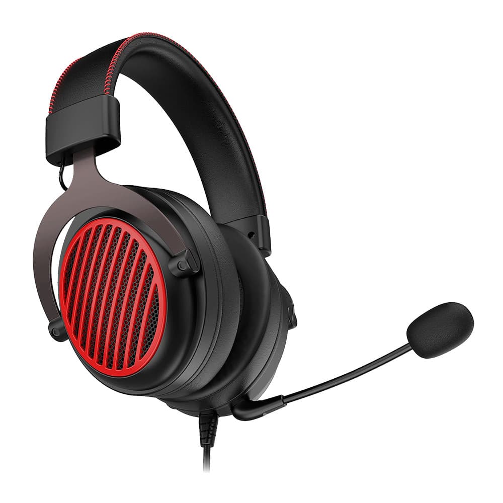 Headset Gamer Redragon Luna Preto Open Back H540 Preto