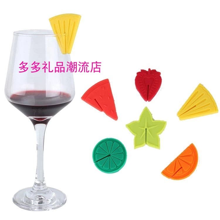 Cocktail vidro decoração Bar KTV vinho vara frutas adesivo de vidro festa bebida decoração copo água Distinguisher