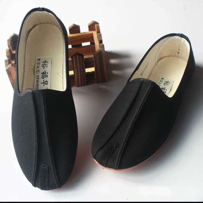 2026 novo estilo Yufuhua velho pequim sapatos de pano masculino primavera Bun sapatos carne tendão sola deslizamento-em