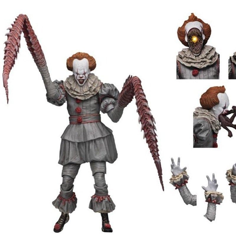 18cm Filme De Terror It Figura De Ação Dança Pennywise Palhaço Articulado Móvel PVC Modelo Estátua Decoração