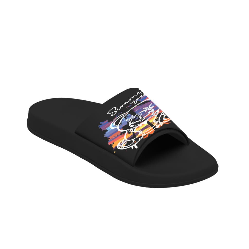 Chinelo Slide Urso Tropical Unissex Confortável Anatômico Leve Antiderrapante Casual