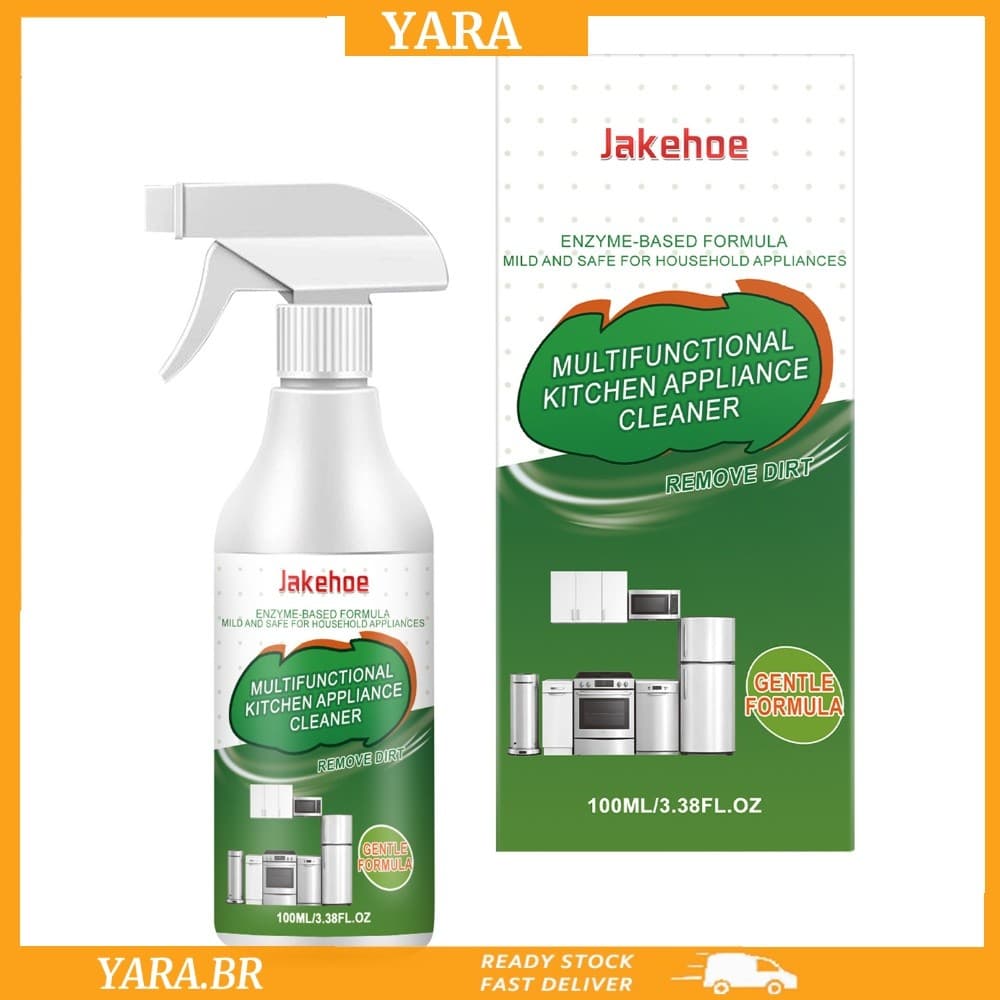 Limpador De Espuma Enzimática 100ML Spray Removedor De Graxa De Cozinha Para Uso Doméstico