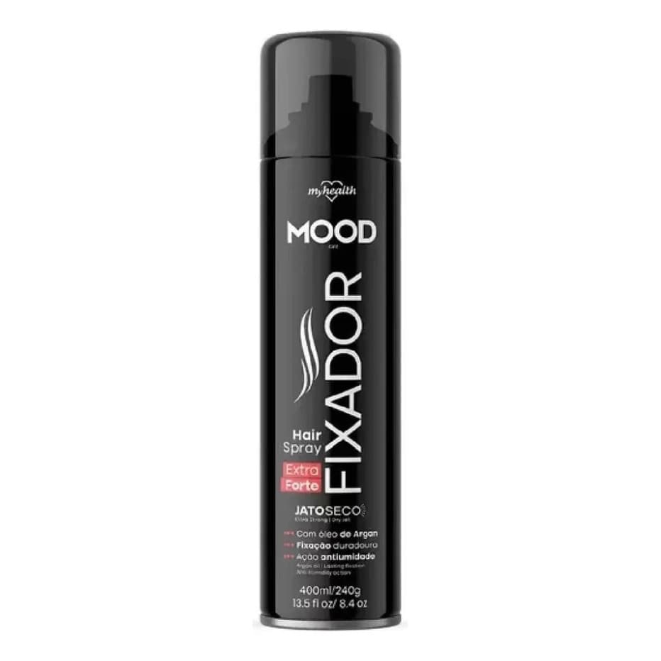 Fixador Hair Spray Extra Forte Jato Seco Mood 400ml/240g