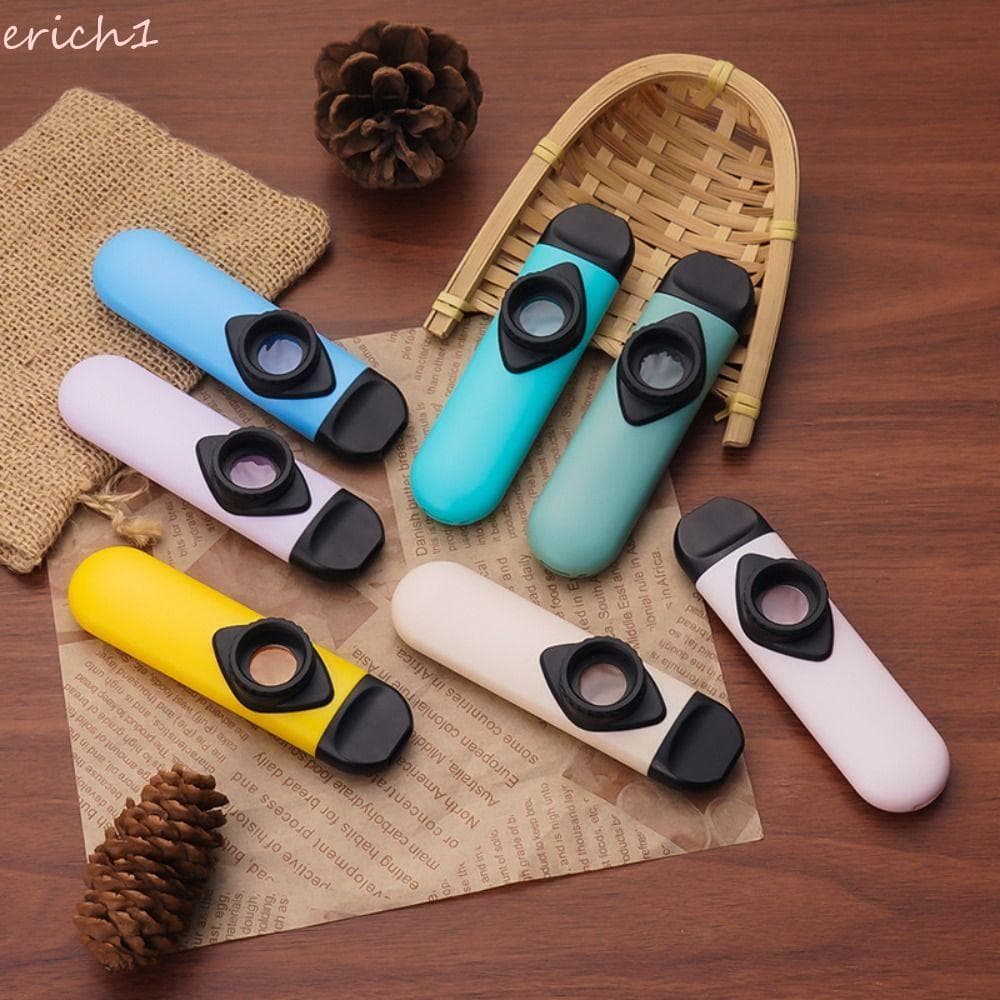 ERICH1 Acompanhamento Leve Kazoo , Aprenda Facilmente Boca Gaita Diafragma Kazoos , Destacável