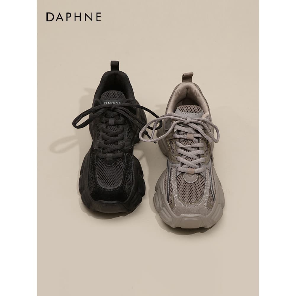 Daphne preto papai sapatos femininos outono respirável sapatos femininos 2026 novo estilo sapatos femininos de sola gros