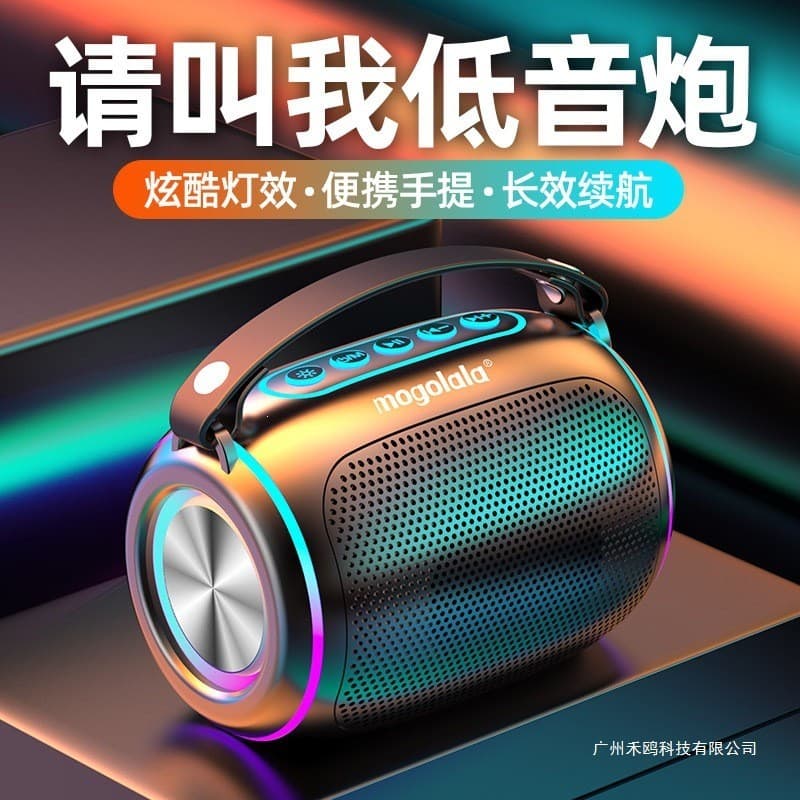 Novo alto-falante sem fio Bluetooth de alta qualidade áudio Super Subwoofer alto Volume pequeno portátil recibo do carro