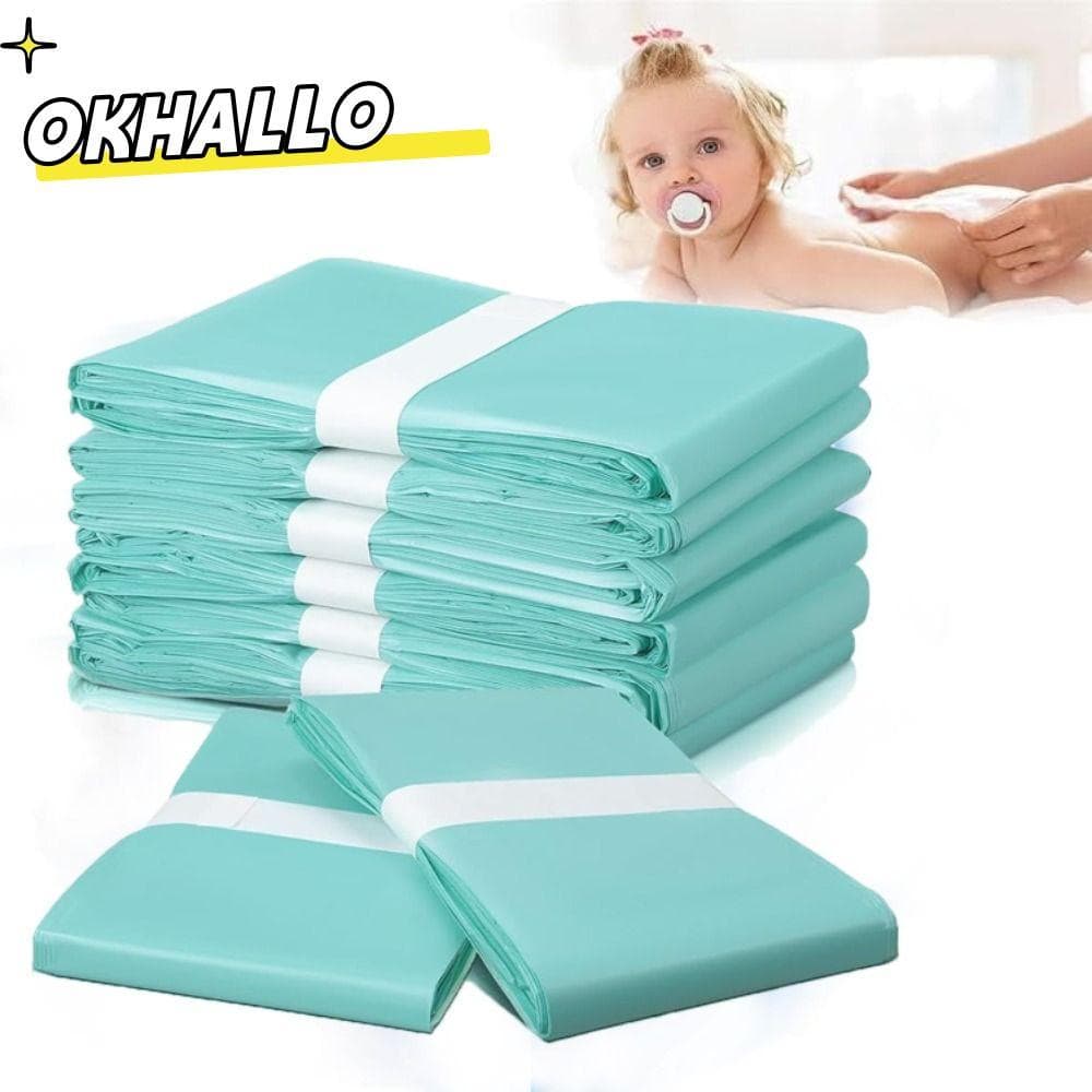 Recargas De Lixeira OKHALLO , Lidar Com Odores , Sacos De Lixo De Fraldas Resistentes A Rasgos Eficazes Recarga Duráveis