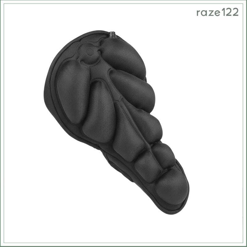 [Raze122] Capa De Selim De Bicicleta Com Ventilação A Ar Ajustável Larga Soft Almofada De Assento Para Acessórios De Cic