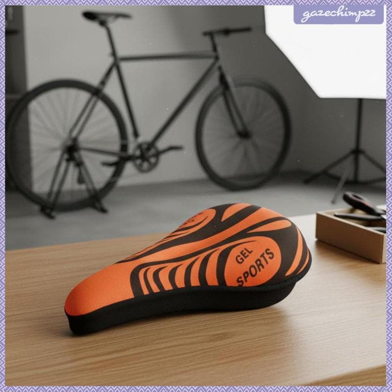 [Gazechimp] Capa De Selim De Bicicleta Extra Grossa E Ergonômica Em Gel Acessório Confortável Para De Estrada Ciclismo D