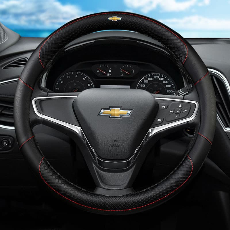 Capa de Volante de Couro de Alta Qualidade para Chevrolet Cruze, Captiva, Lacetti, Aveo, Trax, Optra, Aveo, Nabira, Colo