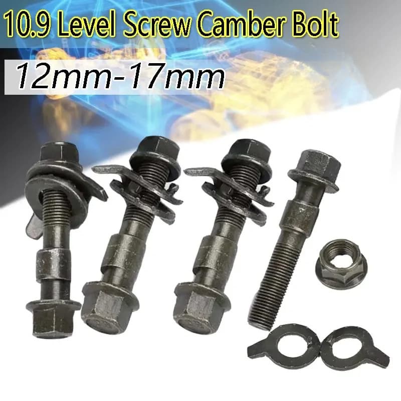 Parafuso Excêntrico De Ajuste De Camber De Grau 10.9 , De Alinhamento De Roda De Carro , Arruela Dupla De 12 Mm