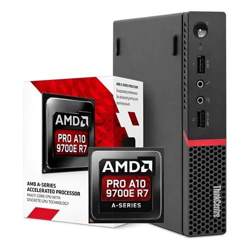 Mini Pc Lenovo Amd Pro 8gb Ram 128gb Ssd Radeon R7 Wifi W10  127/220v