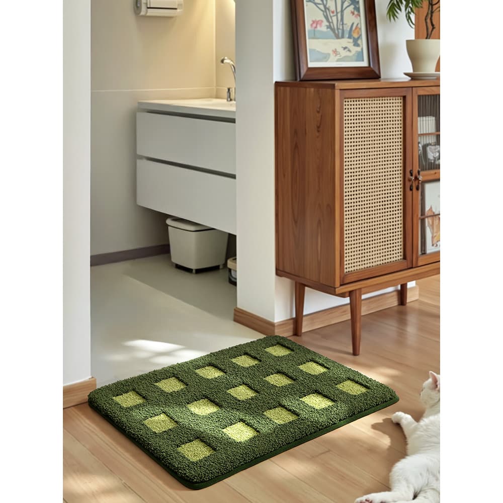 Dajiang tapete de banheiro absorvente, secagem rápida, tapete para pés, porta de banheiro, estilo Medieval, antiderrapan