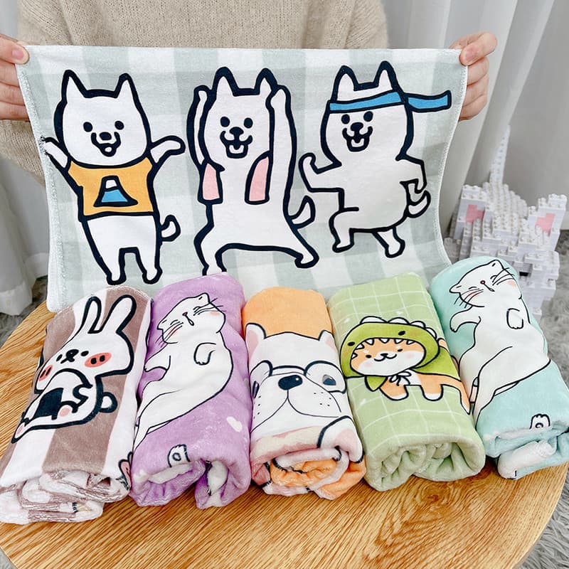 Toalha absorvente de banho para cães e gatos, suprimentos para animais de estimação, toalha de banho de secagem rápida,