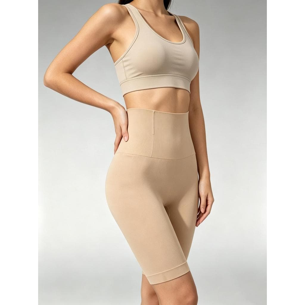 Short Modelador Cintura Alta Feminino, Calcinha Shorts Modeladora com Compressão, Efeito Afina Cintura e Modela Silhueta