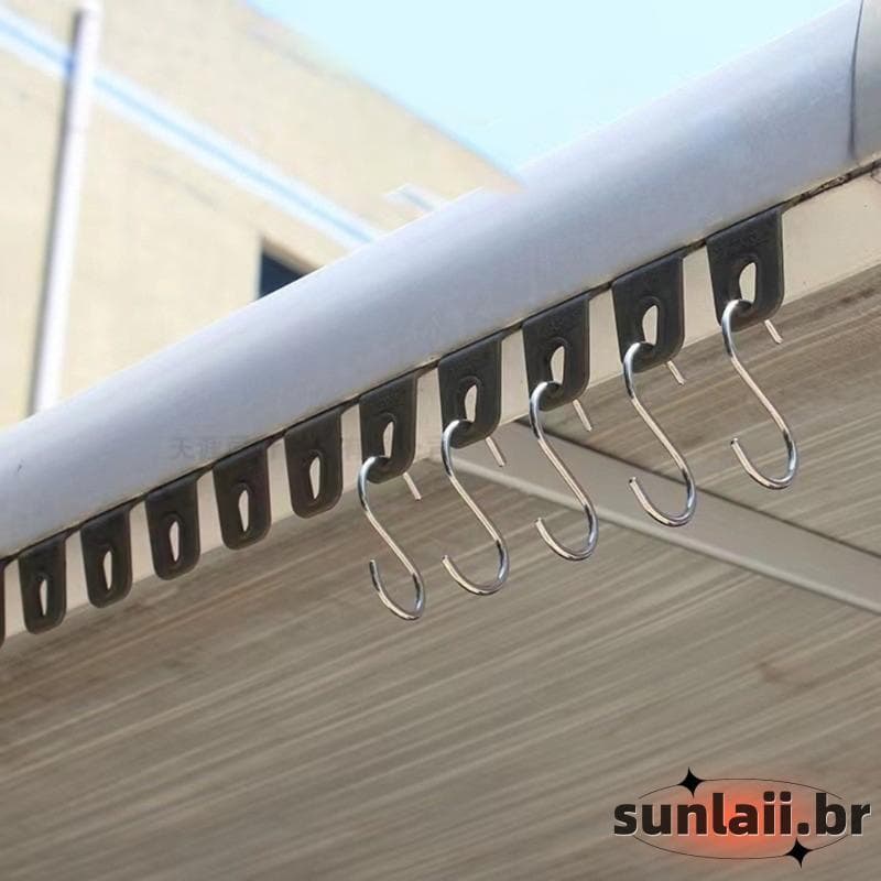 Gancho Para Toldo De Trilho Caravanas SUNLAII Com Furo Corda Clipe De Fácil Instalação