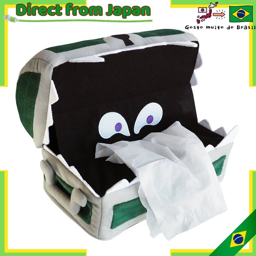 【direto do Japão】 Capa de lenço de papel Dragon Quest Smile Slime Mimic