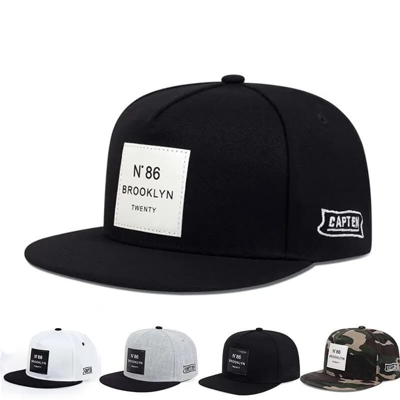 Nova Moda N86 BROOKLYN Remendo Snapback Chapéu Para Homens Mulheres Ajustável Algodão Maré Hip Hop Esporte Ao Ar Livre B