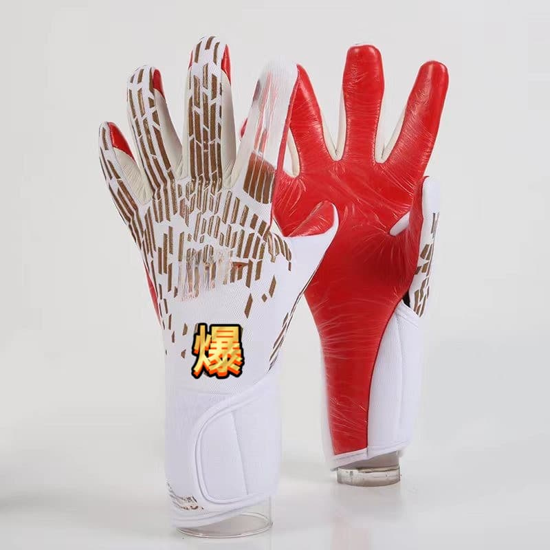 Luvas Profissionais De Goleiro De Futebol Para Crianças E Adultos , Látex Resistente Ao Desgaste Espessado Antiderrapant