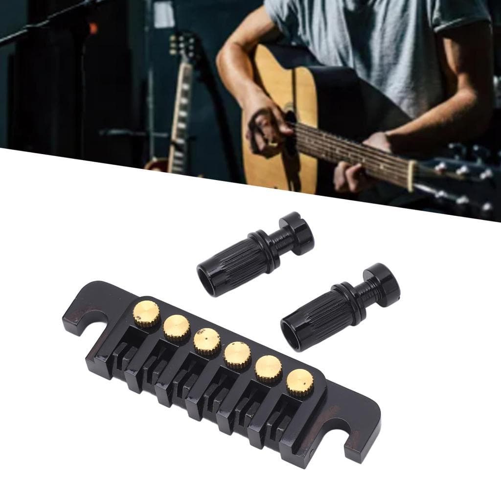 Freelover-BR ponte de guitarra traseira reversível envoltório em torno de parada de sela para guitarras elétricas