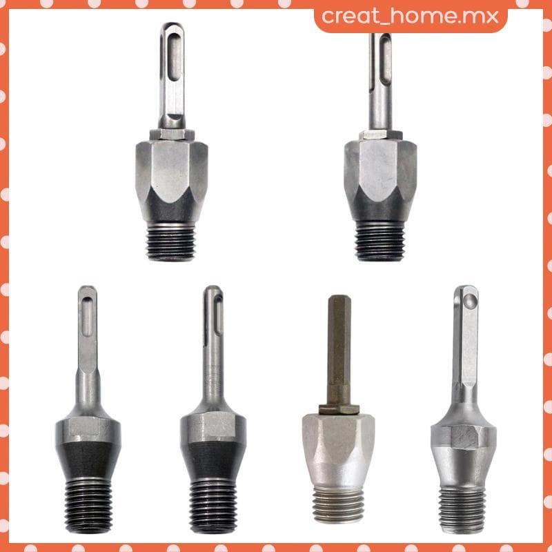 [Creat_home] Adaptador De Broca De Núcleo De Diamante Aço Conversor Universal Para Configuração Água Compatível Com Mart