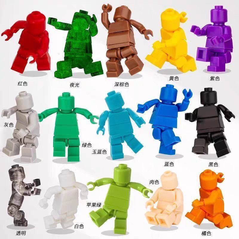 Pequenas partículas Multi-articulares terceira festa Super móveis blocos de construção minifiguras corpo quebra-cabeça m
