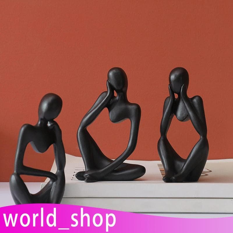 [World_shop] Pensador Escultura Personagens Estatueta Estátuas De Prateleira Ornamentos Colecionáveis