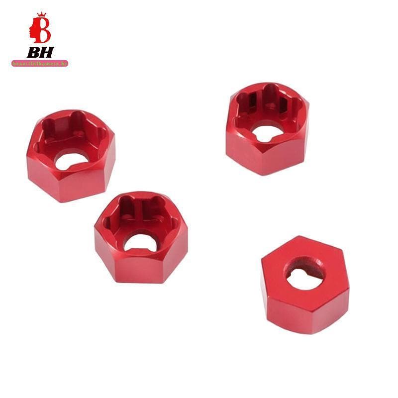 BH-TOY Adaptadores De Conversão De Cubo De Roda Hexagonal De 5 Mm A 7 4 Unidades De Liga De Alumínio Para Rodas De Estei
