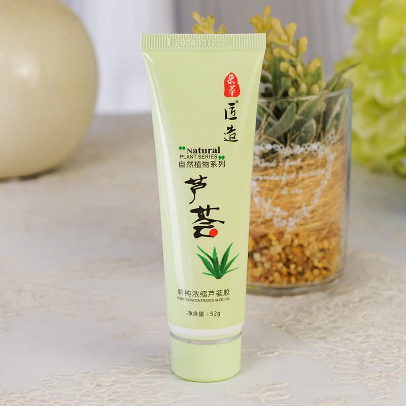 Extrato puro concentrado Aloe Vera gel 52g gel hidratante hidratante após o sol calmante reparação pele mulheres homens