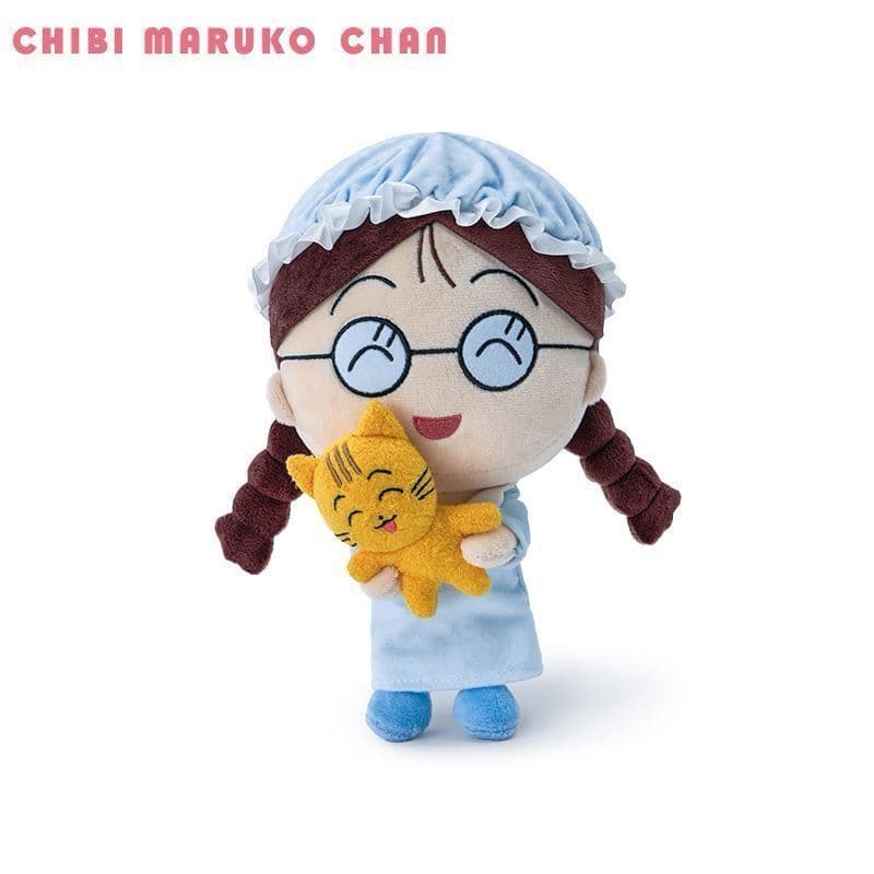 Amor cereja Maruko pijamas boneca humanóide brinquedo de pelúcia bonito boneca meninos meninas casais