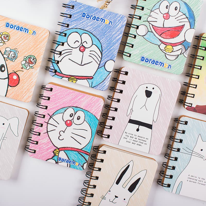 Portátil Mini bobina pequena cópia diário criativo meu vizinho Totoro dos desenhos animados caderno bloco de notas prese
