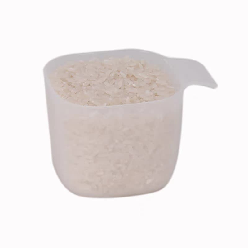 Copo medidor de arroz doméstico, copo de medição de arroz de plástico com escala, panela de arroz, farinha de cozinha, r