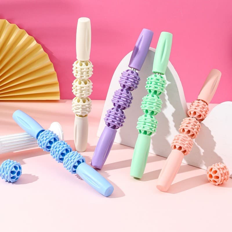 Mace rolo de espuma bezerro alongamento fáscia vara perna relaxamento muscular rolo vara fogão alongamento fáscia vara
