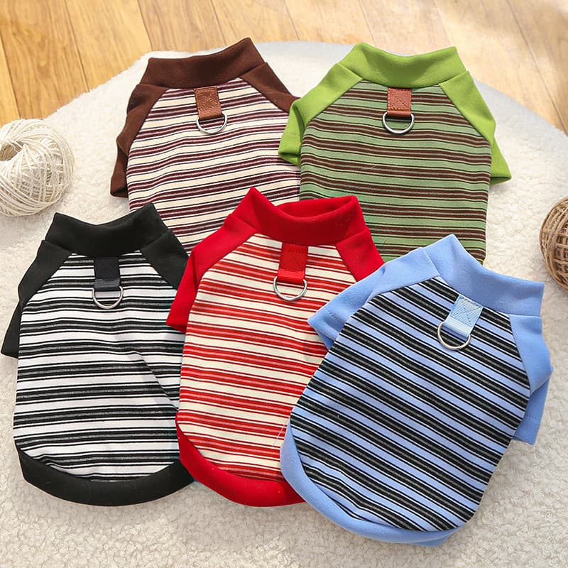 Roupas Para Animais De Estimação Listradas Cães Grandes , Novas Gatos E , Suprimentos