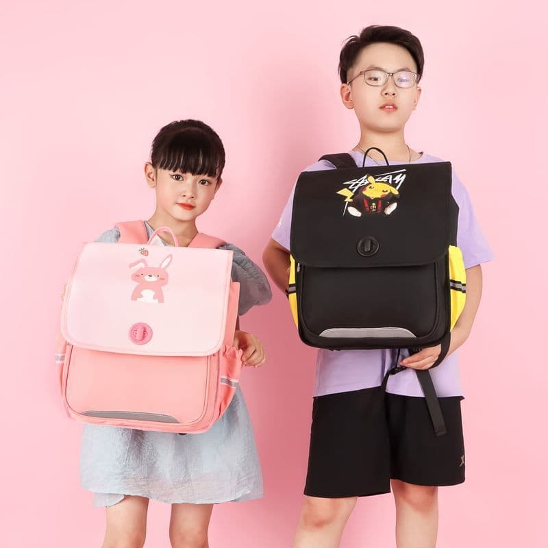 Estudantes do ensino fundamental mochila meninos meninas crianças mochila leve à prova dwaterproof água proteção cume pe