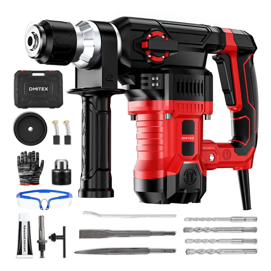 Martelete Rompedor SDS Plus 4800W 8000 IPM com Embreagem de Segurança – Uso Pesado Industrial 110V/220V