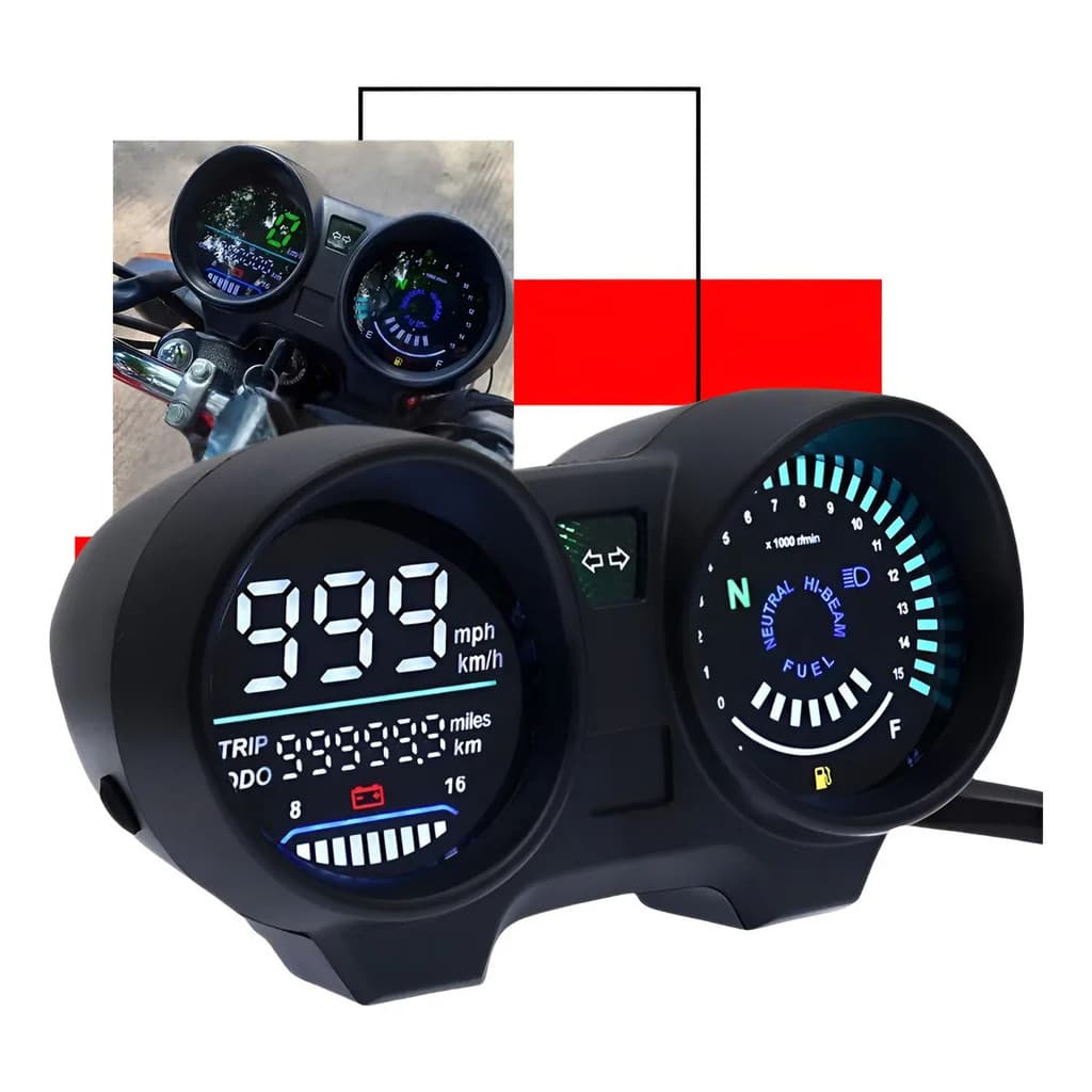 Painel Digital Stallion Cg Titan 150 Sport 2004-2008 Fan 150 2009-2013
