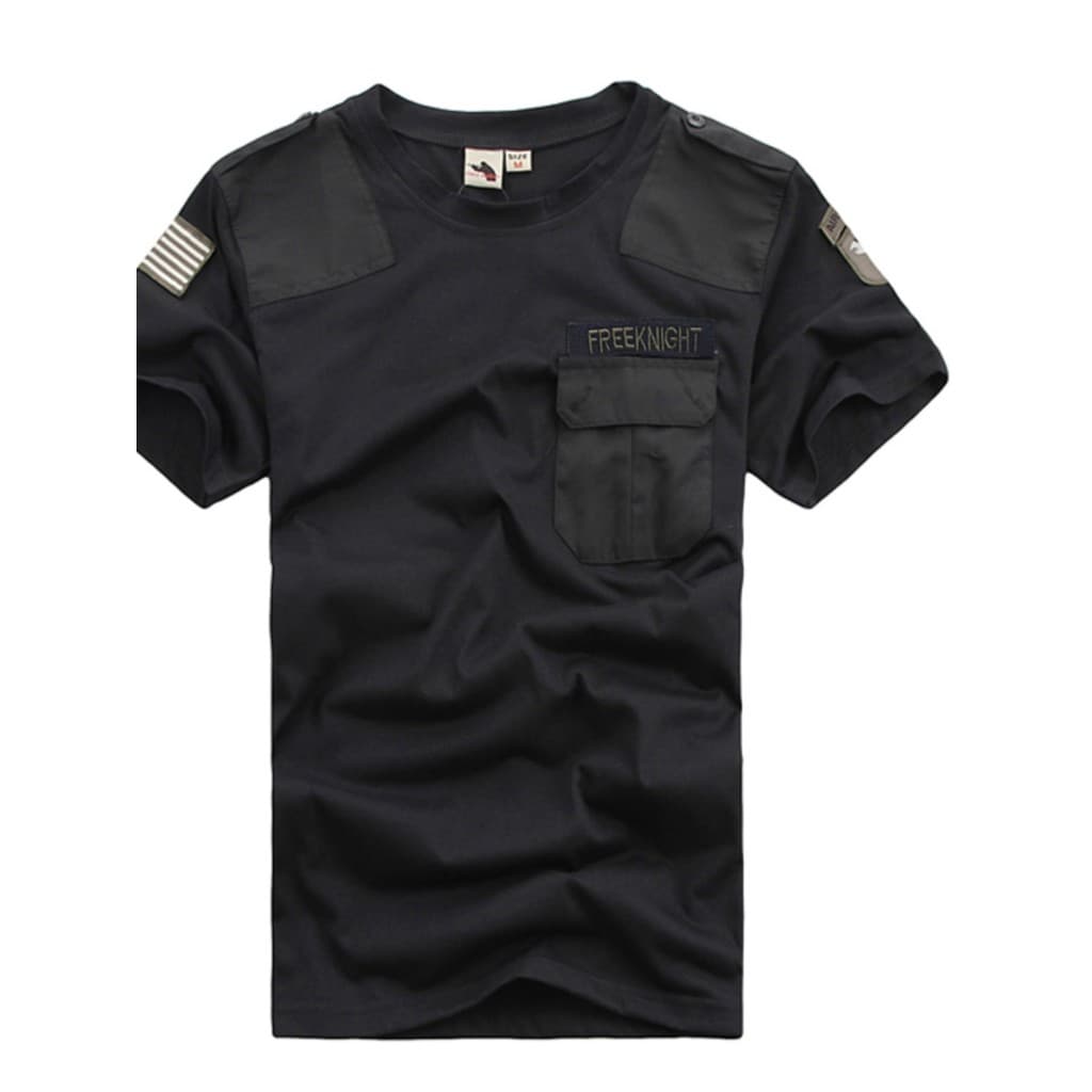 Camiseta masculina verde exército de manga curta verão Design fino moda camuflagem ferramentas na moda All-