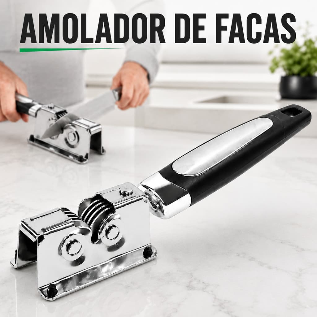 Amolador de Faca Afiador de Faca  Amolador de Facas Tesouras Pedra de Amolar Faca